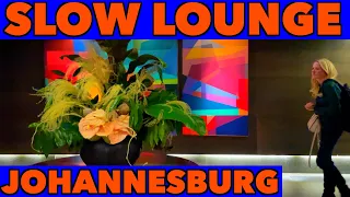 Lounge Tour: SLOW Lounge, O.R. Tambo International Airport, Johannesburg, South Africa.