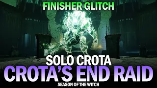 Solo Crota, Son of Oryx - Crota's End Raid (Finisher Glitch) [Destiny 2]