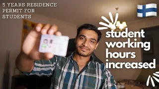 New Permanent Residence Rules In Finland For Students || Study In Finland