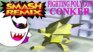 Smash Remix: 1P Mode Fighting Polygon Conker Very Hard (No Continues)