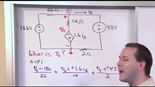 Section 7   Node Voltage Problems with Dependent Sources   Part 1