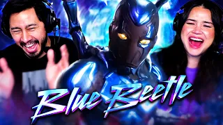 BLUE BEETLE Final Trailer Reaction! | DCU | Trailer 2 | Xolo Maridueña