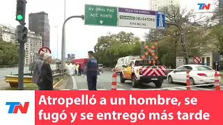 El polista Cruz Novillo Astrada atropelló a un hombre, se fugó y se entregó horas más tarde