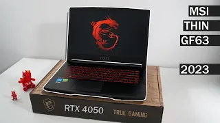 Unboxing MSI Thin GF63 with Nvidia Geforce RTX 4050 - Budget but Powerful Gaming Laptop @MSI