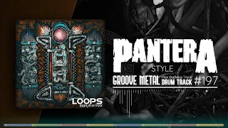 Groove Metal Drum Track / Pantera Style / 130 bpm