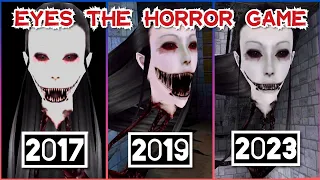 Eyes The Horror Game Evolution - 2017, 2019, 2023 Versions! Gameplay, See How It Changed Over Time