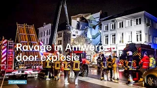 Puinhoop en gewonden door explosie in Antwerpen - RTL NIEUWS