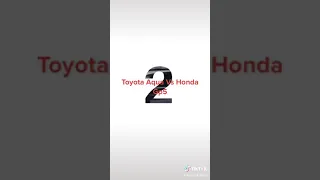 Toyota Aqua vs Honda Fit