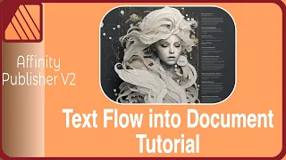 Text Flow Into Document Pages Tutorial With Affinity Publisher V2 On The iPad