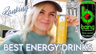 WHO HAS THE BEST ENERGY DRINK? Taste Testing & Ranking the Most Popular Energy Drinks