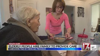 Medicaid program allows sick, elderly to hire family members as caregivers