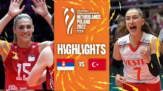 🇷🇸 SRB vs. 🇹🇷 TÜR - Highlights  Phase 2| Women's World Championship 2022