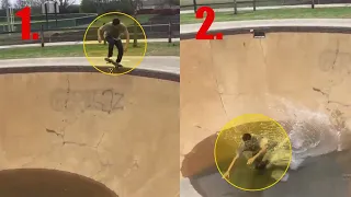 Skateboard Tricks That Look like IMPOSSIBLE (Skateboarding wins & fails) 2020