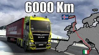 ETS2 ProMods Longest Delivery From Iceland to Italy | Euro Truck Simulator 2
