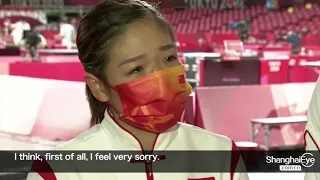 Don't cry for me China! 🏓️ Liu Shiwen刘诗雯 says she 'feels very sorry' after losing the final