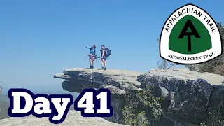 Hiking McAfee Knob & Tinker Cliffs with Cody! (Virginia Triple Crown 👑) | Appalachian Trail 2023