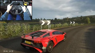 Lamborghini Aventador SV - Forza Horizon 4 | Logitech G920 Gameplay