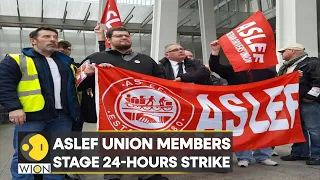 UK: ASLEF union members stage 24-hours strike as pay dispute rolls on | Latest English News | WION