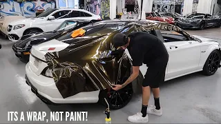 THIS VINYL WRAP LOOKS BETTER THAN PAINT!! (WORKING WITH INOZETEK)