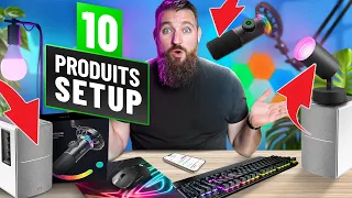 TOP 10 PRODUITS pour AMELIORER ton SETUP