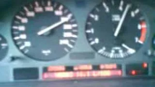 BMW E39 540i V8 Vmax on german Autobahn