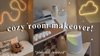 cozy room makeover + tour! 🧸 *pinterest inspired*, new bed & desk, HUGE amazon haul!