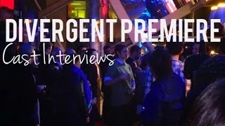Divergent Red Carpet Premiere Interviews With Theo James & Shailene Woodley