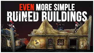 SIMPLE Ruined Corner Buildings for WARHAMMER and MORDHEIM! Wargaming Terrain Tutorial!