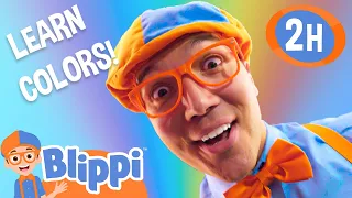 Learn the Colors of the Rainbow! 🌈 | Blippi Songs 🎶| Educational Songs For Kids