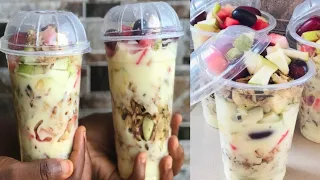 How To Make Fruit Parfait-Quick And Healthy Fruit Yogurt Parfait Foe Breakfast