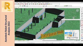 Modeling and Design of RC Buildings in Autodesk Robot | Part 4: Basement Walls