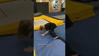 Extreme 11 Year Old On Trampoline - My Student Parker Zebell ❗️