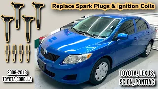 How To Replace Spark Plugs & Ignition Coils Toyota Corolla 2009-2013