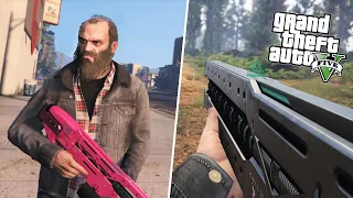 GTA 5 - Самое мощное ОРУЖИЕ! Где и как найти РЕЛЬСОТРОН (Рельсовая пушка и пробные чит-коды)