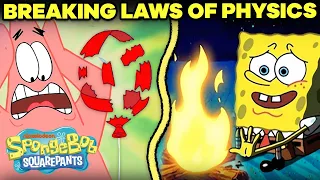 17 Times SpongeBob Broke the Laws of Physics! 🤯 | SpongeBob SquarePants