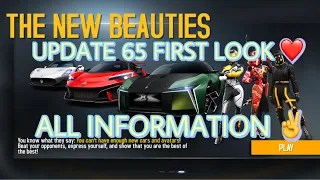 UPDATE 65 IS HERE 😱 Asphalt 8 First Look Update 65 Racing Pass and Updates ❤️✌️