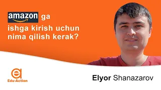 Edu-Action Webinar | Amazon ga ishga kirish uchun nima qilish kerak?