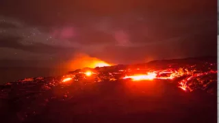 Hawaii Volcanoes   Извержение вулкана на Гавайях