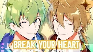 Nightcore - Break Your Heart (Switching Vocals) (Lyrics)