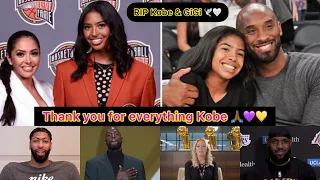 Lakers Organizations HOF Induction of Kobe Bryant + Emotional Speech of KG, Mamba Forever 🐍⏳