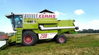 Claas mega 208. Жнива 2020 озимий ячмінь.