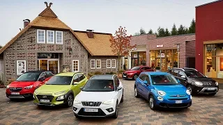 Seat Arona vs Mazda CX-3 vs Hyundai Kona vs Opel Crossland X vs Fiat 500X vs Dacia Duster