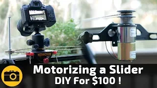 $100 Motorized Camera Slider How To: For Just $100 We Show You How to Motorize Your Own Video Slider