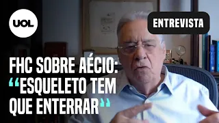 "Esqueleto tem que enterrar", diz FHC sobre Aécio Neves e José Serra