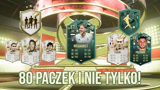 PACK OPENING PONAD 80 PACZEK, PICK Z IKONĄ, 2X GWARANCJA WINTER WILDCARDS, SBC ZIDANE || FIFA 23