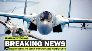 Russian fighter jets escort NATO warplanes over Black Sea