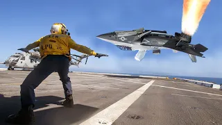 Arrive at the Red Sea! Genius US Female F-35B Pilot's Crazy Jump Stuns World!