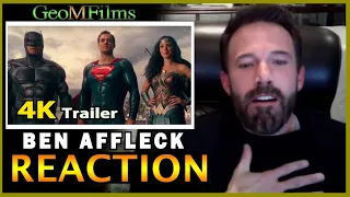 Ben Affleck REACTION 4K Justice League Trailer DUB