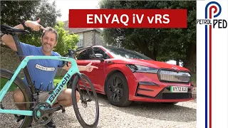 Skoda Enyaq iV vRS REVIEW - Why it's the perfect cyclist's EV | 4K