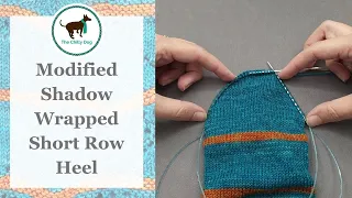 Modified Shadow Wrapped Short Row Heel